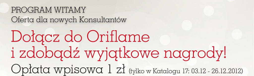 Program Witamy Oriflame - katalog 17